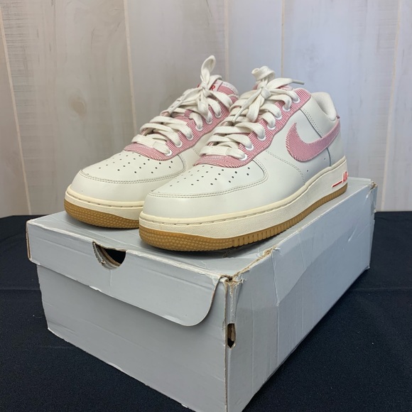 Nike AF1 Low Red Pinstripe - Picture 5 of 5